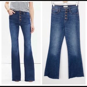 Madewell Flea Market Flare High Rise Jean